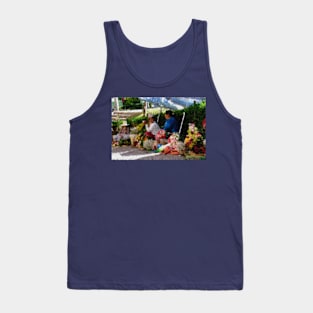 Flower sellers in Hauraz Peru Tank Top